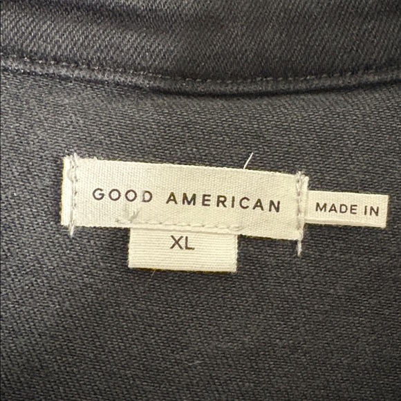 Good American Black Denim Jumpsuit - Picture 2 of 5
